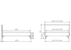 HASENA Polsterbett MARLA