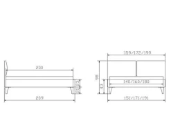 HASENA Polsterbett TAMARA