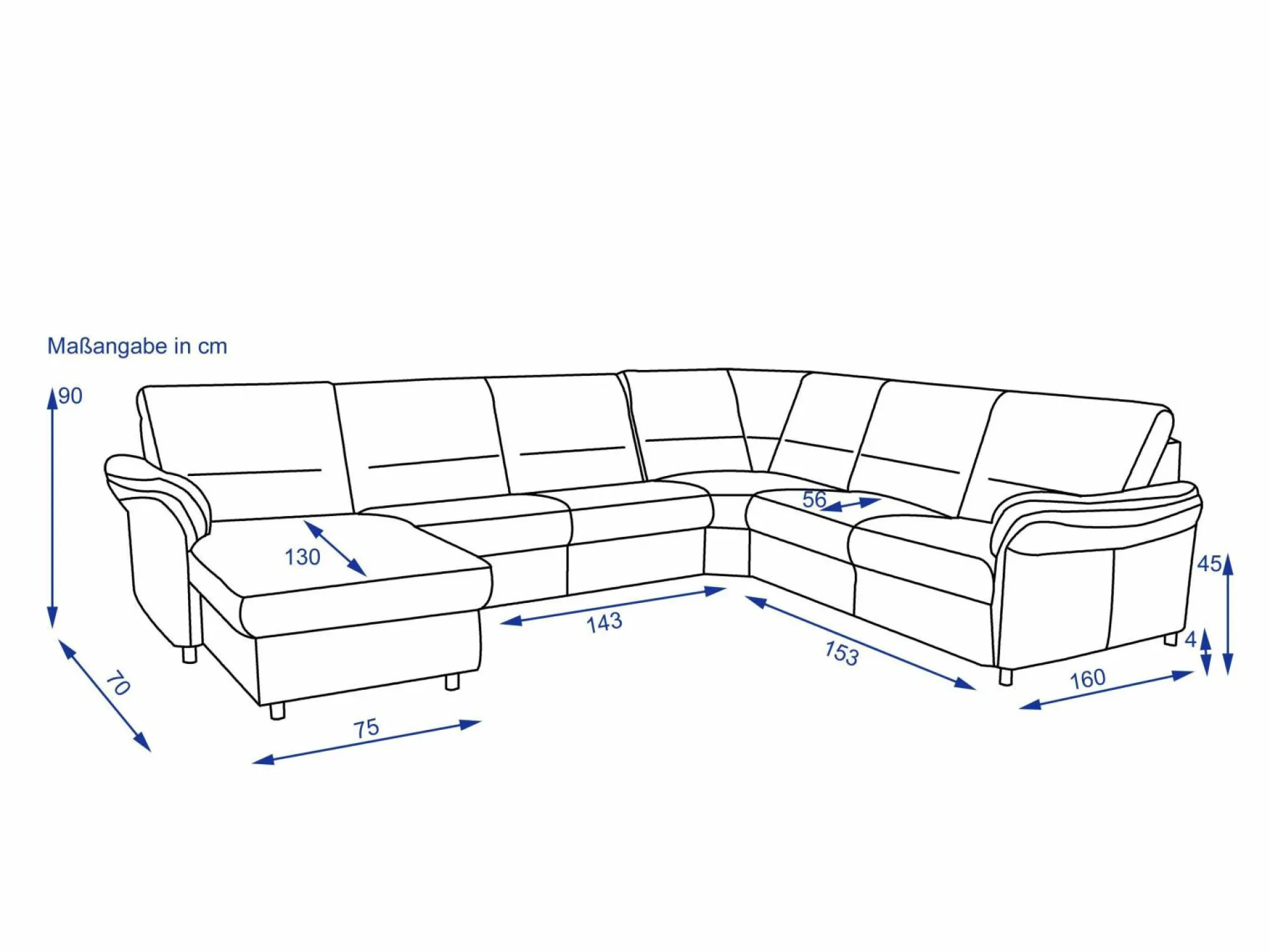 SYSTEMPOLSTER Polsterecke DAKOTA