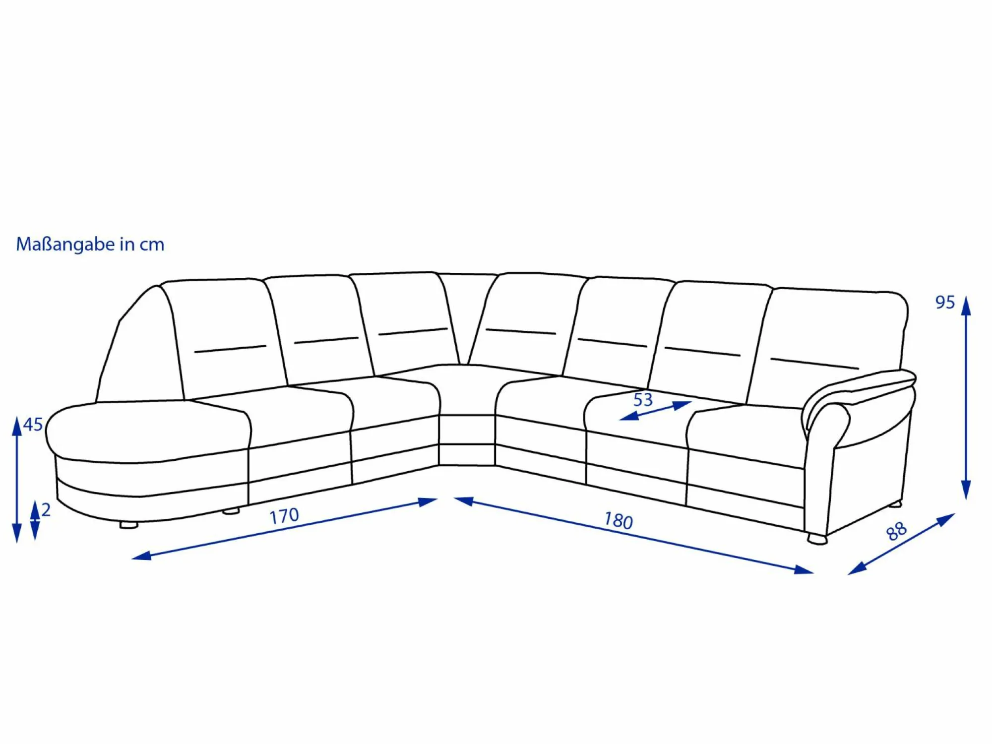 SYSTEMPOLSTER Polsterecke PIERRE