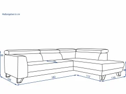 Discount vito Polsterecke REEVE