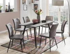 Outlet HELA Polsterstuhl CAROLINE 4er Set