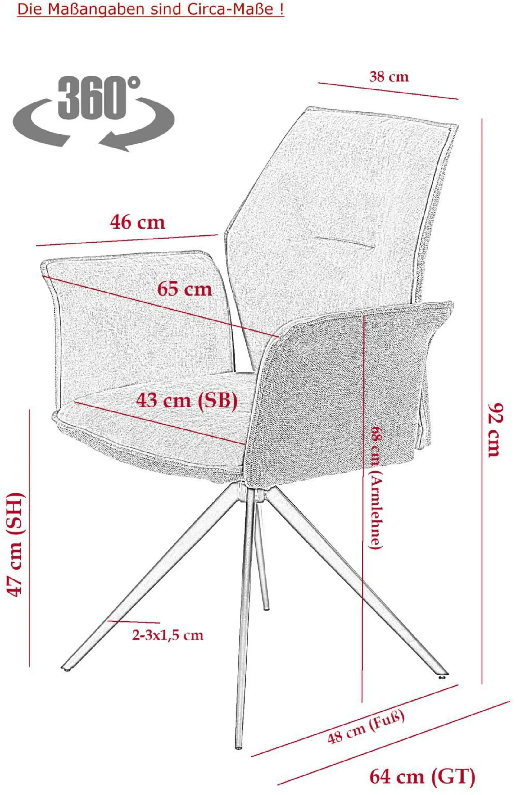 Sale HELA Polsterstuhl SUSANNE I