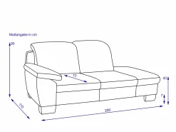 New MONDO Recamiere GIANNA