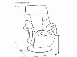 Outlet Elastoform Relaxsessel SANDRO