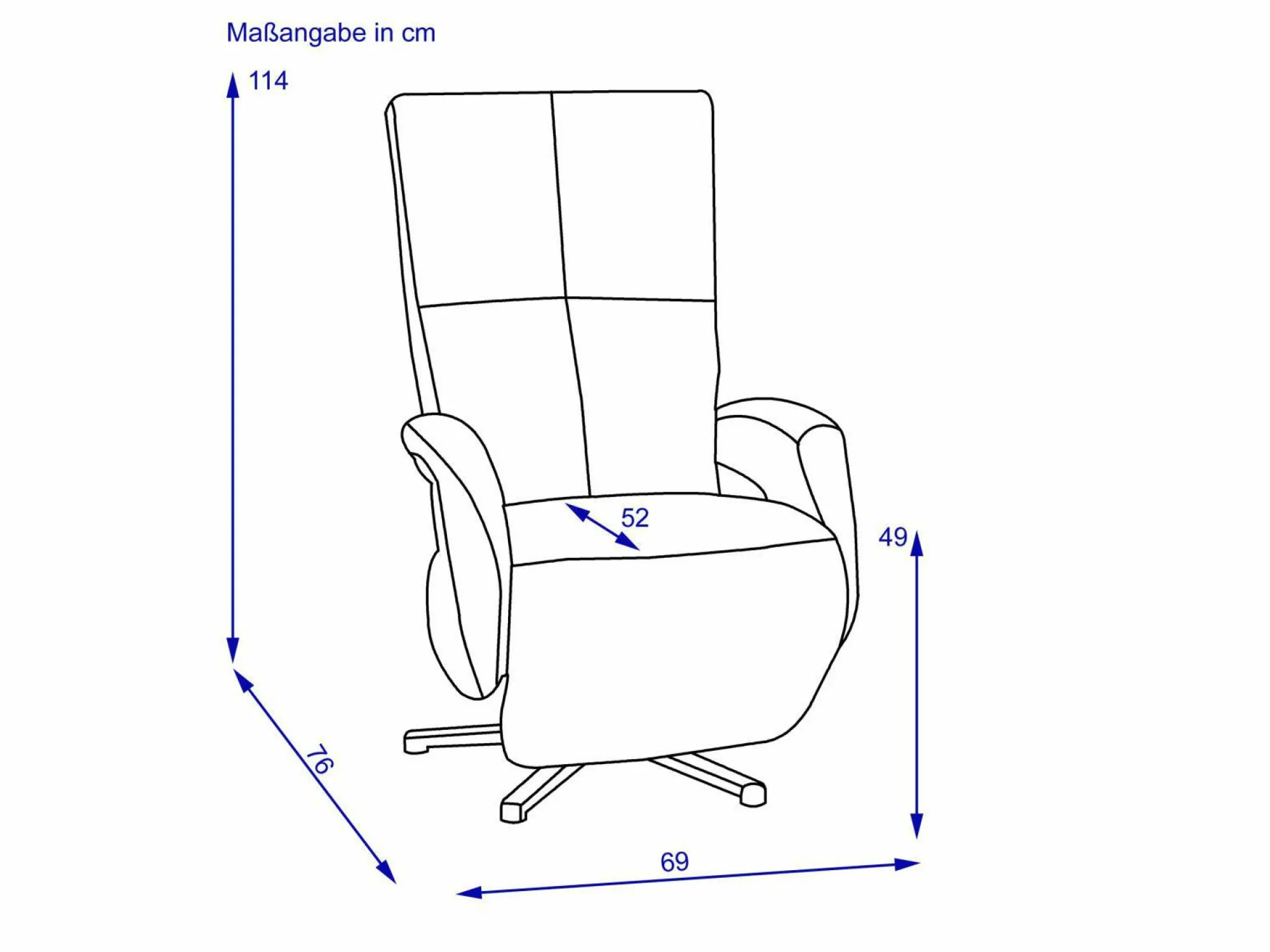 Elastoform Relaxsessel SIRIUS