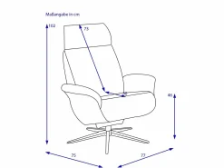 Sale HARPER Relaxsessel KELTY