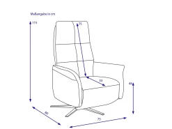 Online himolla Relaxsessel 9361