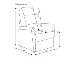 Clearance himolla Relaxsessel JUTTA