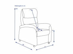 Clearance MONDO Relaxsessel ERGOLA