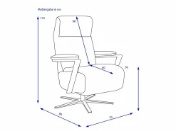 Clearance MONDO Relaxsessel LEVIAS LAZYLINE