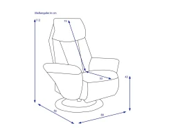Clearance MONDO Relaxsessel SERON