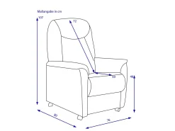 Rolf Weber Relaxsessel HEINSBERG