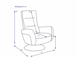 Outlet SYSTEMPOLSTER Relaxsessel PATRICK