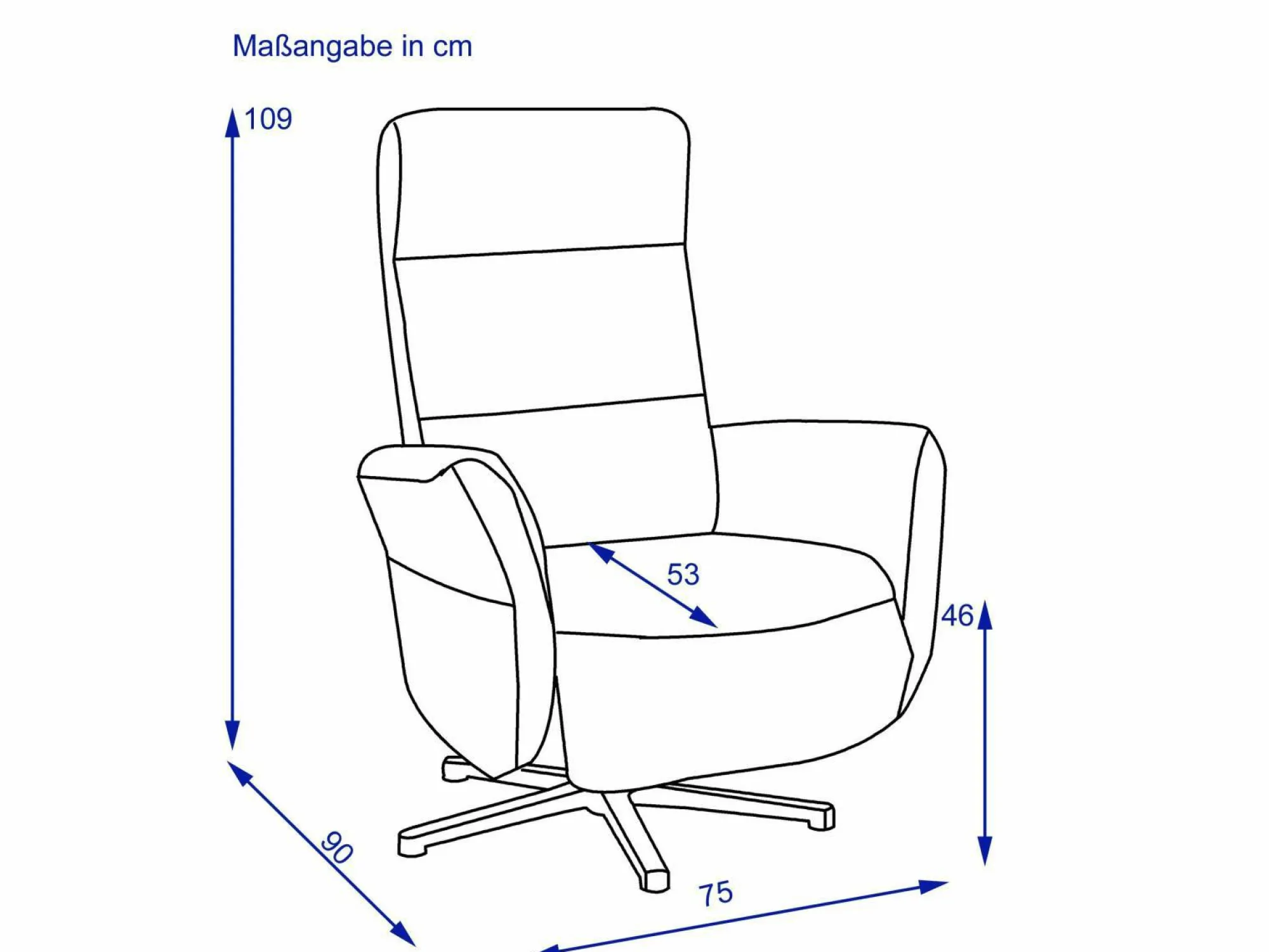 SYSTEMPOLSTER Relaxsessel PATRICK