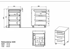 GERMANIA Rollcontainer AGENDA