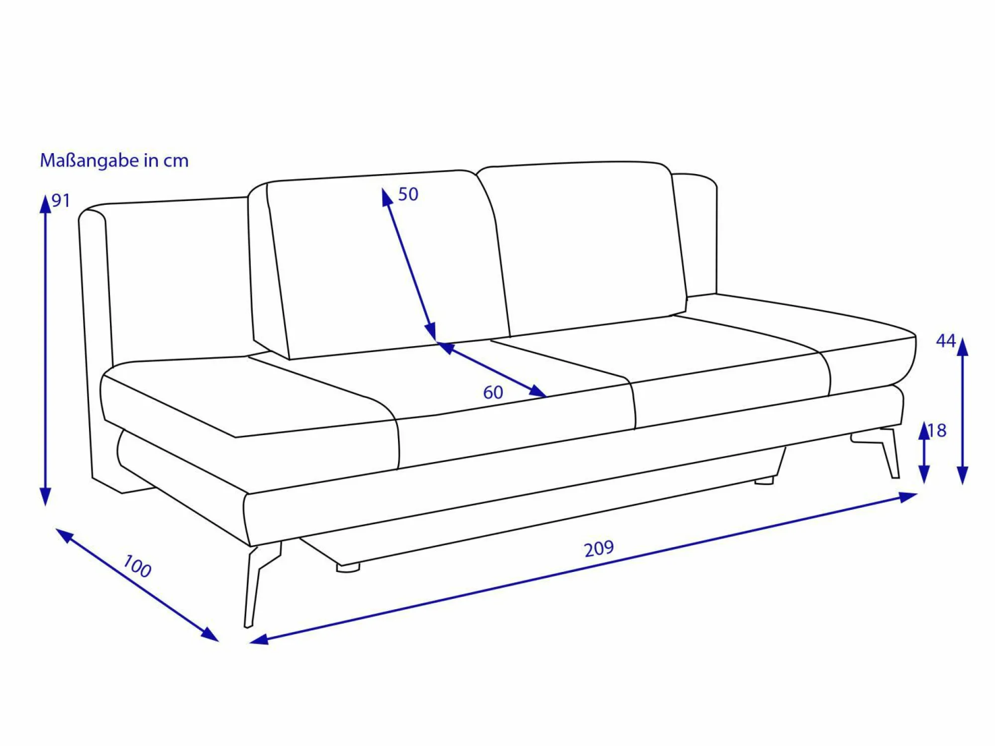 Elastoform Schlafsofa RABAN