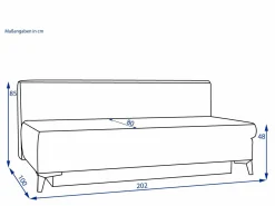 Elastoform Schlafsofa REBECCA