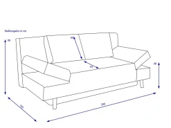 Elastoform Schlafsofa REBECCA
