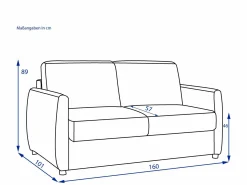 Hot Elastoform Schlafsofa RIKE