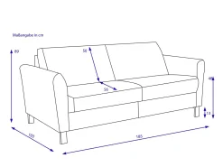 Outlet Elastoform Schlafsofa RONJA