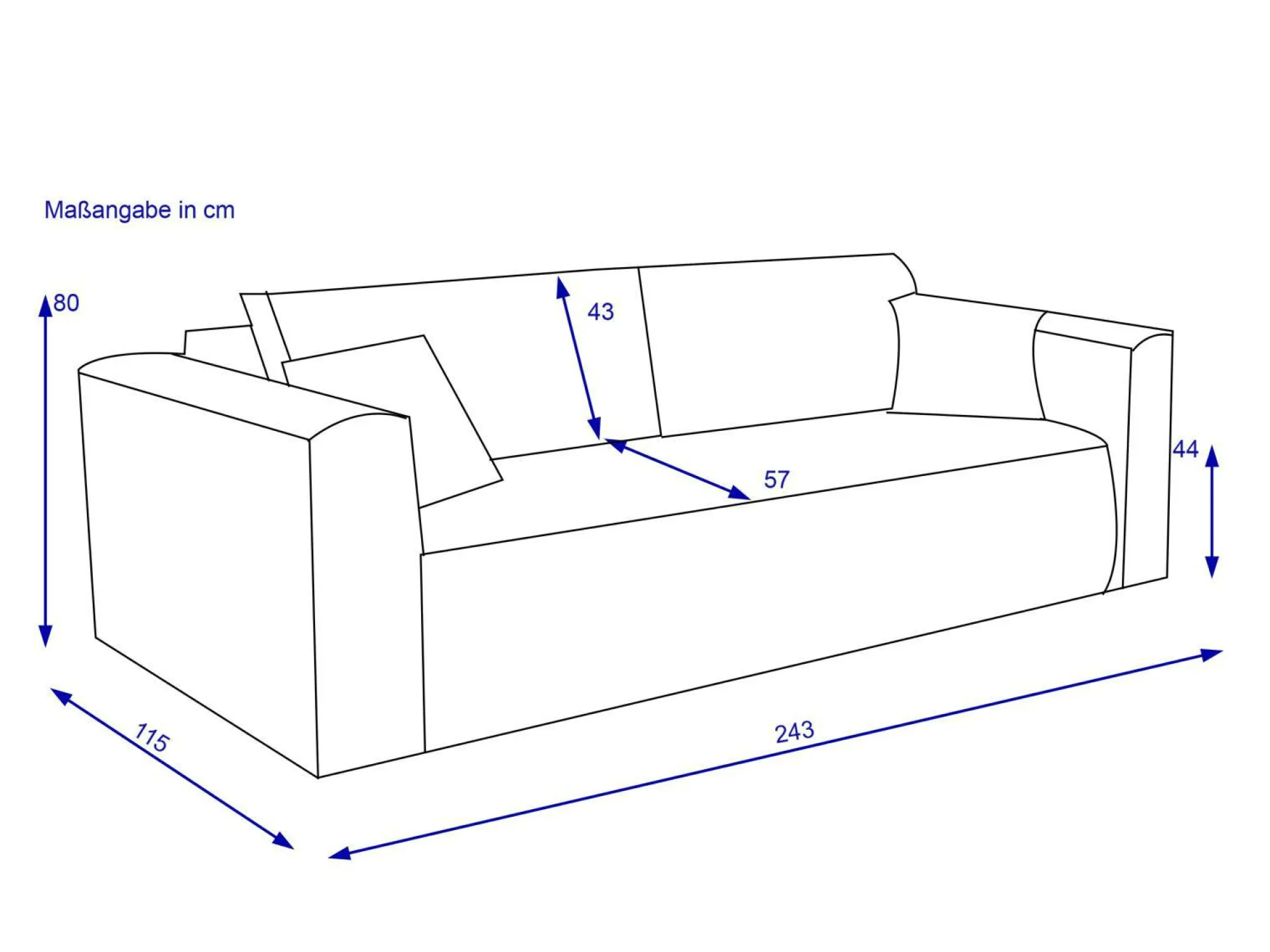 Online HARPER Schlafsofa JAKSON