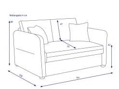 HARPER Schlafsofa JOHNSTOWN