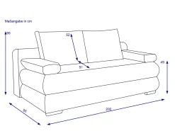 HARPER Schlafsofa SUHIN