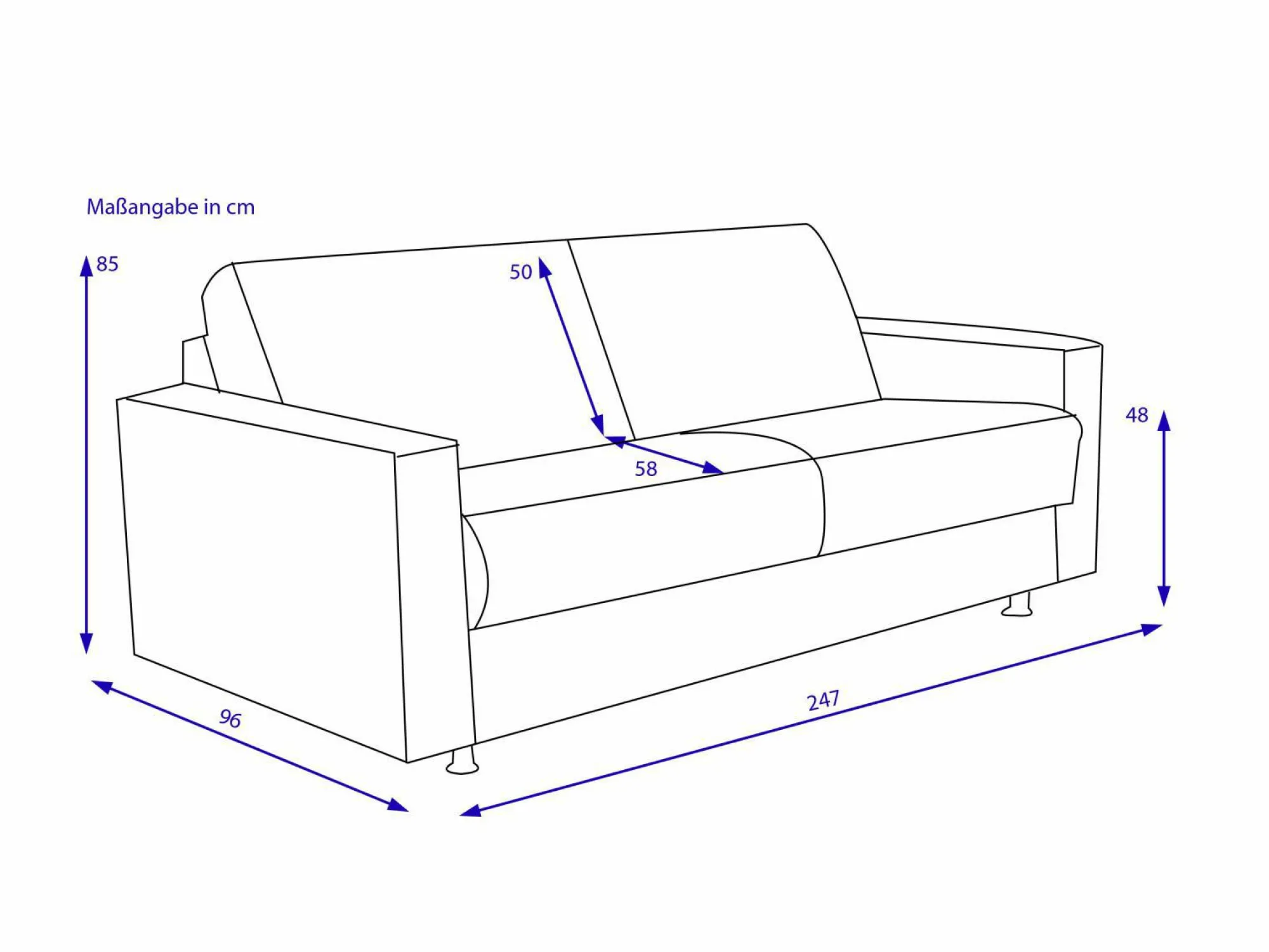 Rolf Weber Schlafsofa BERLIN