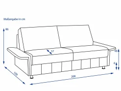 Outlet Rolf Weber Schlafsofa BERLIN