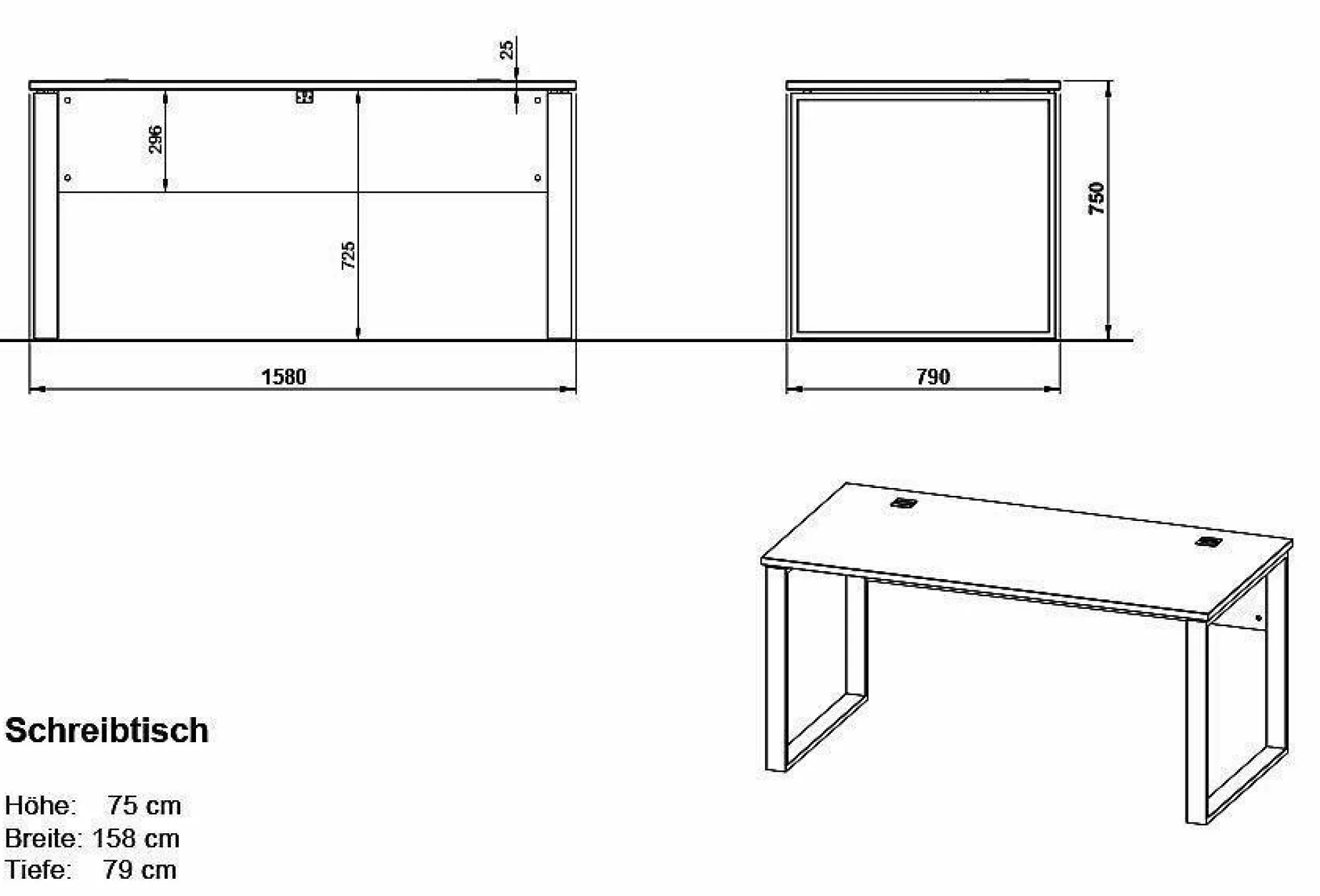 GERMANIA Schreibtisch LIONI
