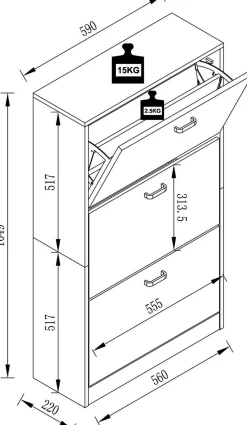 Online VCM Schuhschrank SIPOS
