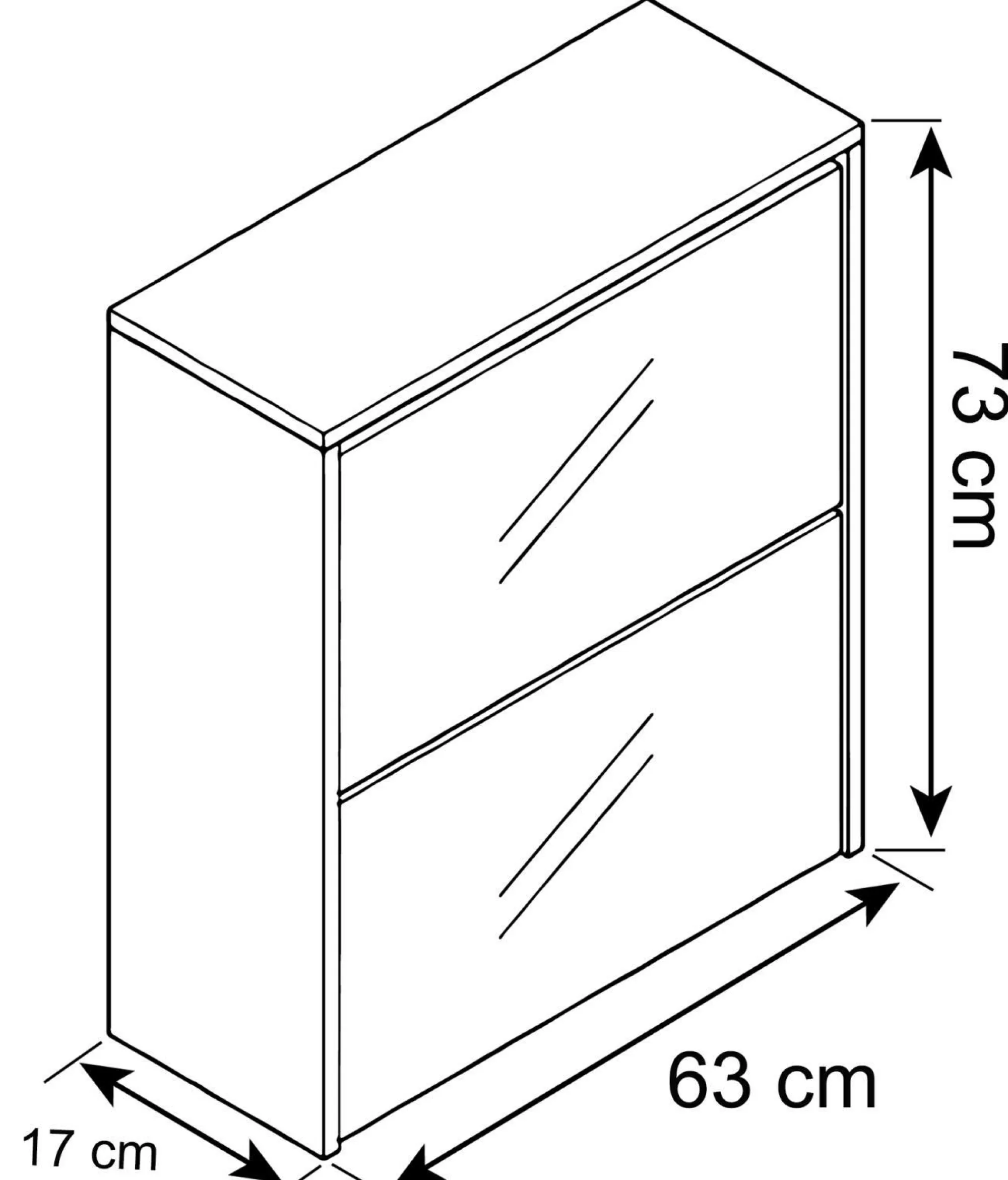 VCM Schuhschrank STIDO