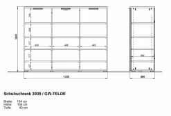 Best GERMANIA Schuhschrank TELDE