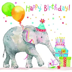New DESIGN@HOME Servietten BIRTHDAY ELEPHANT