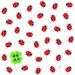 DESIGN@HOME Servietten BUGS