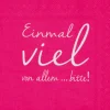 räder Servietten EINMAL VIEL VON...