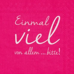 räder Servietten EINMAL VIEL VON...