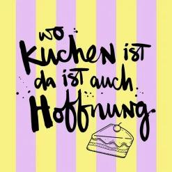 DESIGN@HOME Servietten KUCHEN HOFFNUNG
