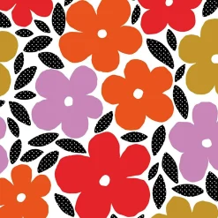 Hot DESIGN@HOME Servietten MORE FLOWER