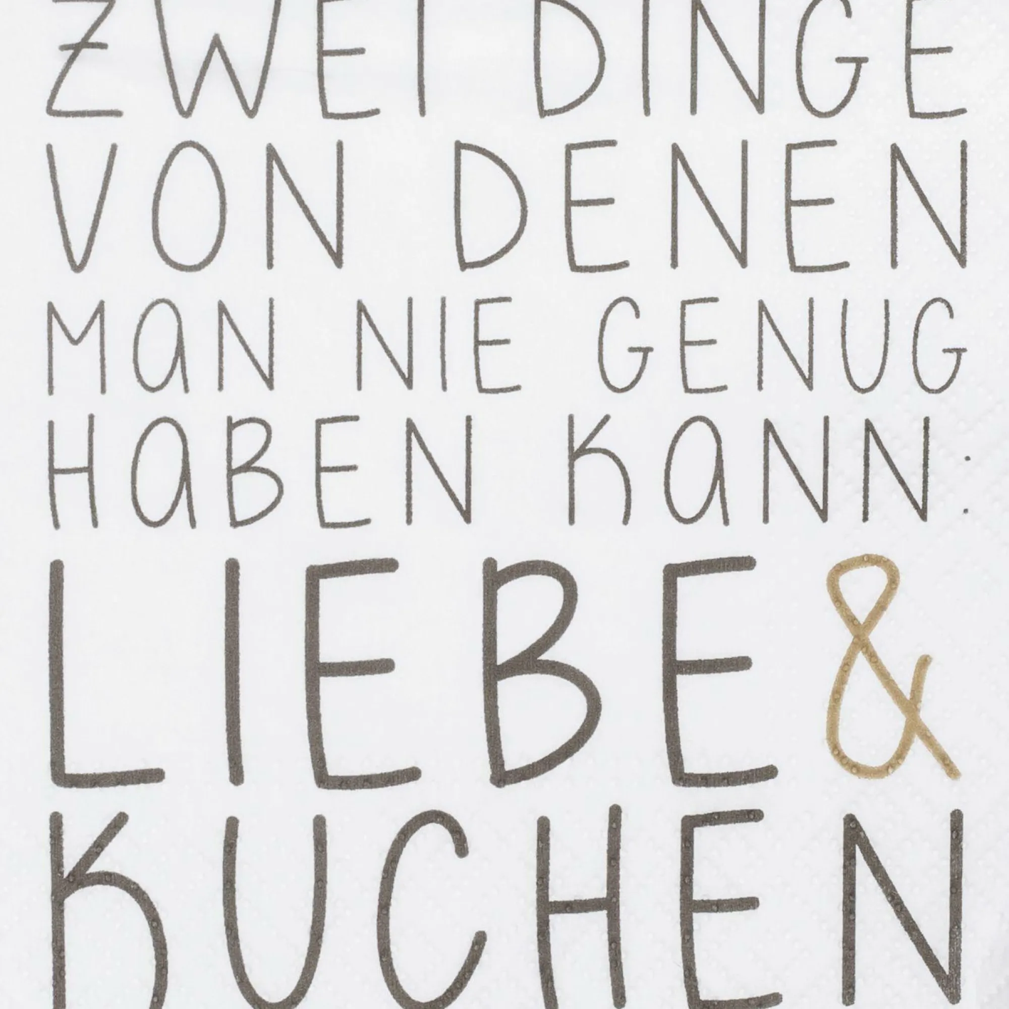 Discount räder Servietten ZWEI DINGE VON