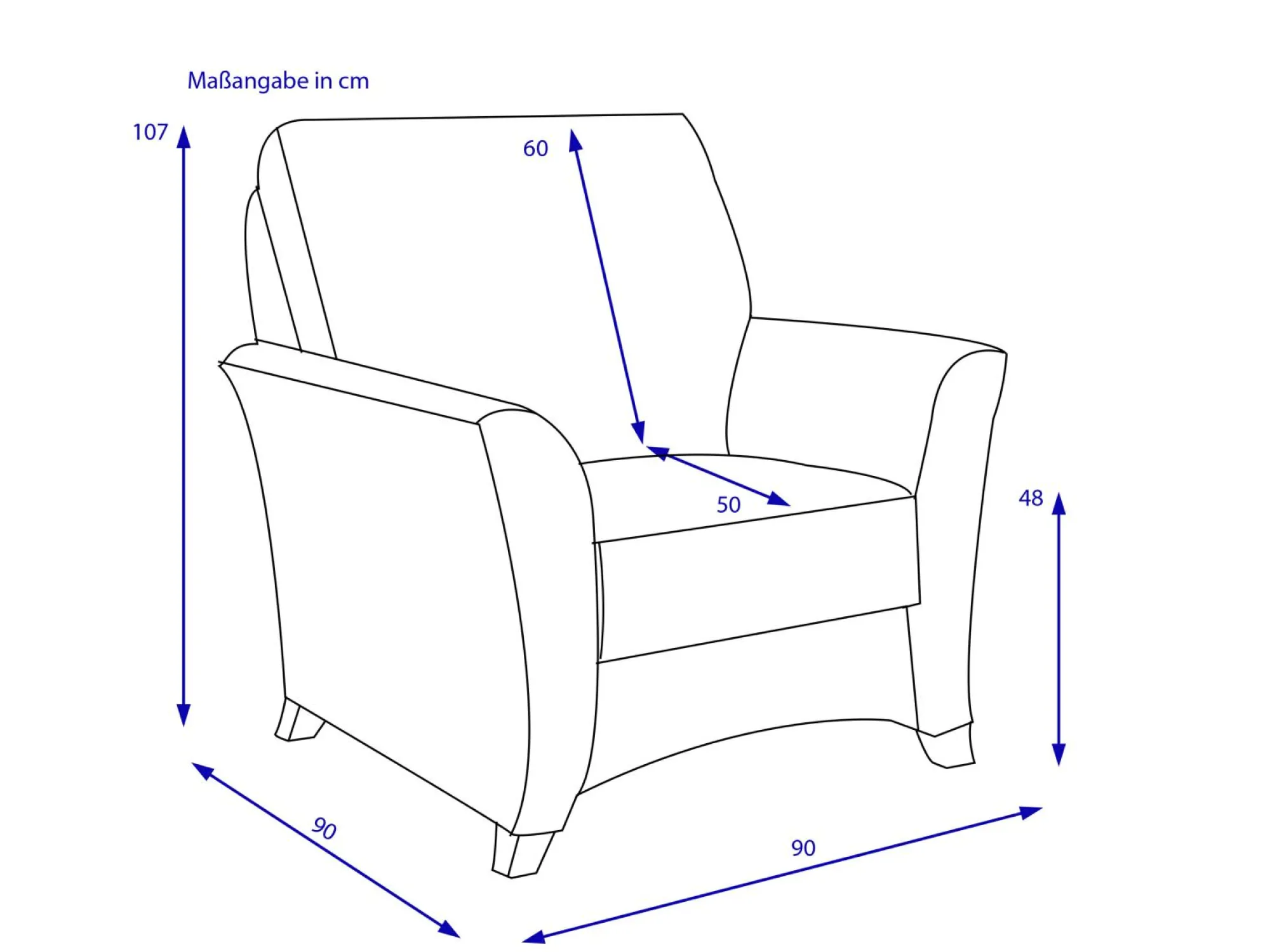 Outlet bassetti Sessel SYDNEY