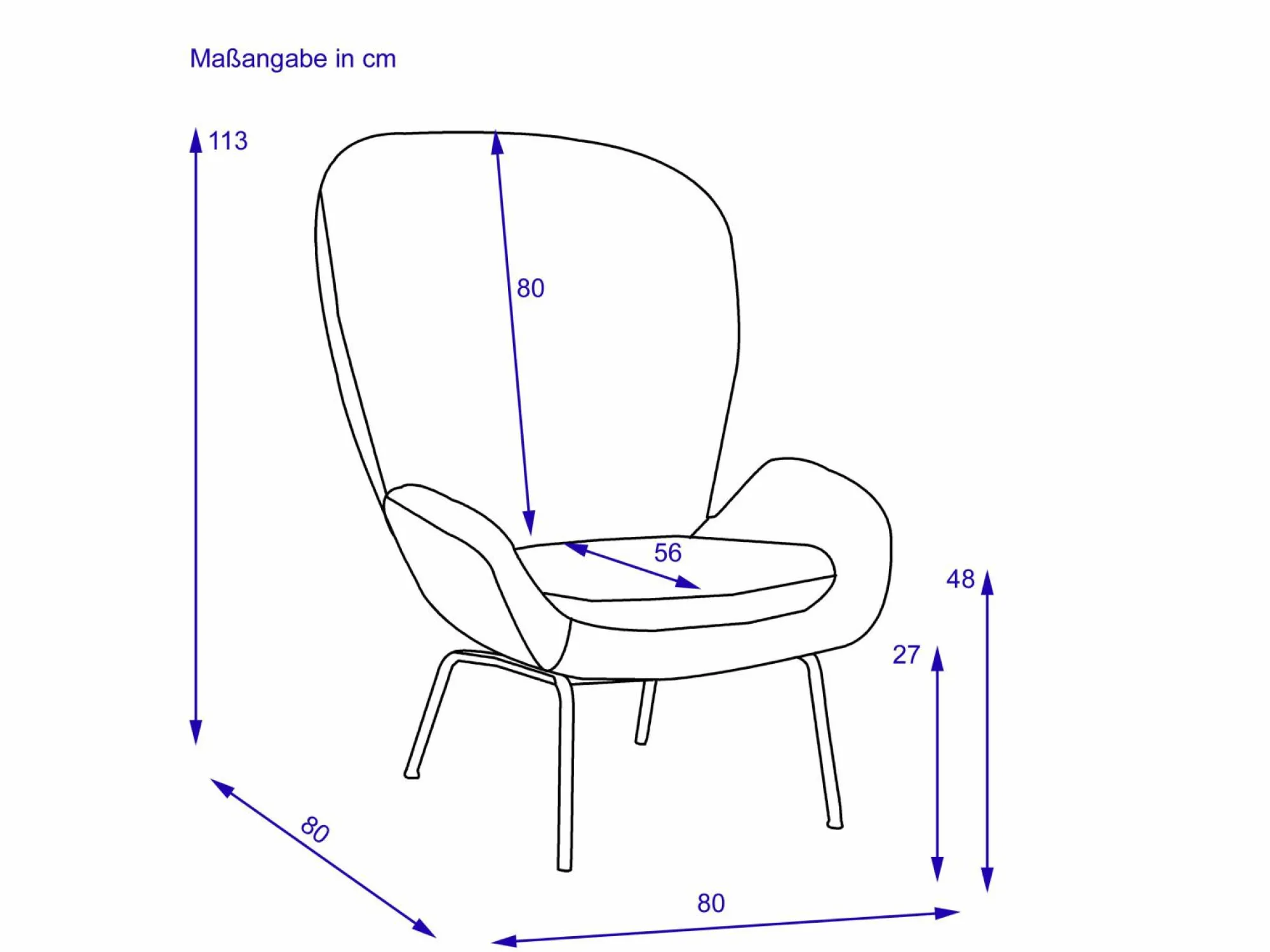Clearance ROLF BENZ Sessel 594