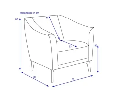 Rolf Weber Sessel HELBRA