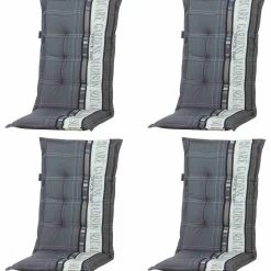 Sonstige Sesselauflage hoch 4er-Set