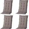 Sonstige Sesselauflage hoch 4er-Set