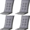 Sonstige Sesselauflage hoch 4er-Set