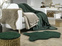 casa NOVA Sitzkissen Kunstfell SEBY