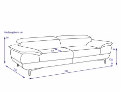 Discount MONDO Sofa 2 Sitzer groß HOYA