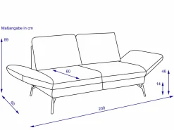MONDO Sofa 2 Sitzer ASSEA